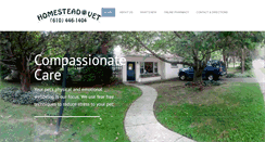 Desktop Screenshot of homesteadvetservices.com